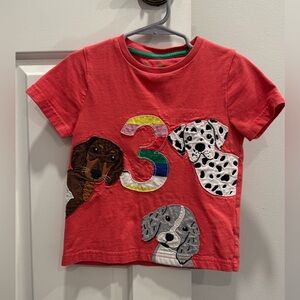 Mini Boden 100% cotton Appliqué Graphic Tee for 3 year old’s birthday!
